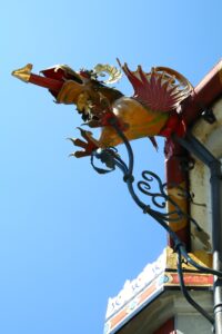Wasserspeier des Südturms der Klosterkirche in Rheinau